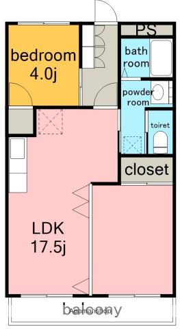 藤栄ビルディング(2LDK/6階)の間取り写真