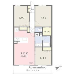 RESIDENCE D 東山(3LDK/4階)の間取り写真