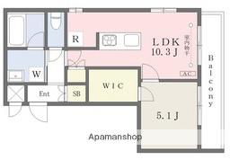 RESIDENCE D 平和が丘(1LDK/2階)の間取り写真