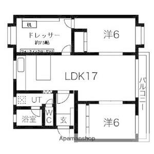 本地ヶ原10棟(3LDK/4階)の間取り写真