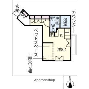 プレシオール藤が丘(ワンルーム/3階)の間取り写真