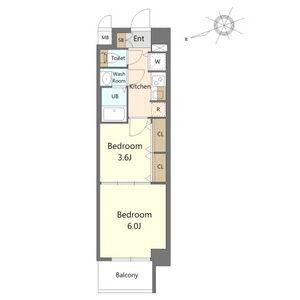 S-RESIDENCE上社南AMANTEアマンテ(2K/3階)の間取り写真