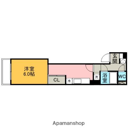 マイハウス(1K/3階)の間取り写真