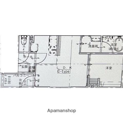 名鉄名古屋本線 岡崎公園前駅 徒歩3分 3階建 新築(1LDK/3階)の間取り写真