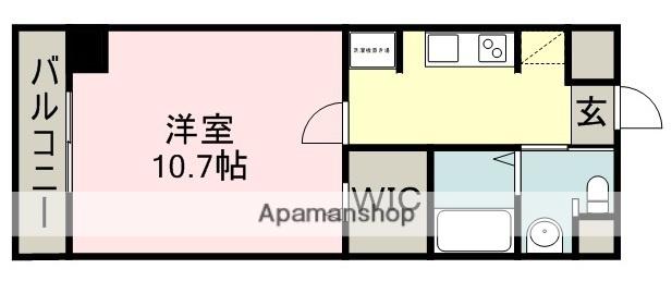 エスペランサ春日井駅前(1K/4階)の間取り写真