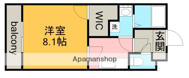 シルエラ(1K/2階)の間取り写真