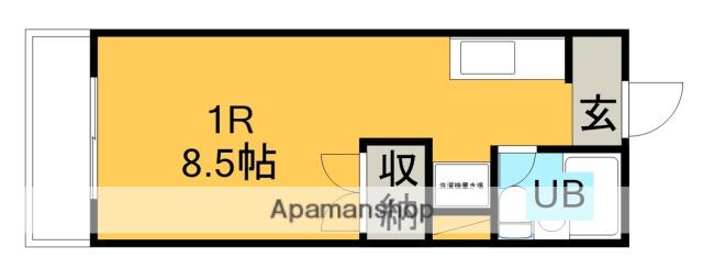 アーバンライフK(ワンルーム/3階)の間取り写真