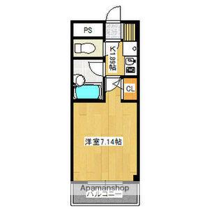 カレッジハイツ春日井(1K/3階)の間取り写真