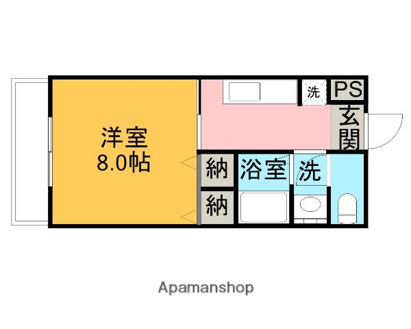 サープラスいとう(1K/1階)の間取り写真