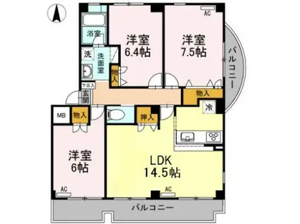 TAIHEI HОUSE(3LDK/2階)の間取り写真