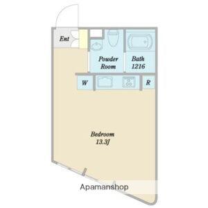 COZY岡崎柱町(ワンルーム/2階)の間取り写真