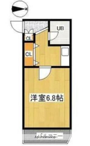 リアナ一宮アパートメント(1K/1階)の間取り写真