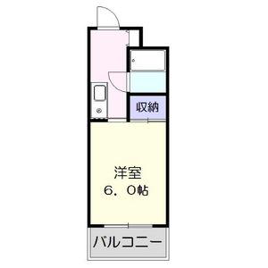 ラ・クール泉(1K/4階)の間取り写真