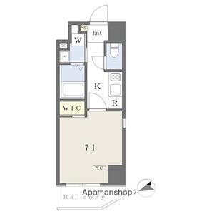 プレイズシード大曽根(1K/6階)の間取り写真