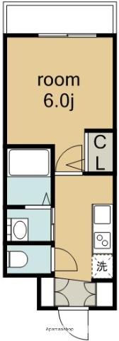 エステムコート名古屋ステーションクロス(1K/5階)の間取り写真