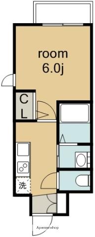 エステムコート名古屋ステーションクロス(1K/7階)の間取り写真