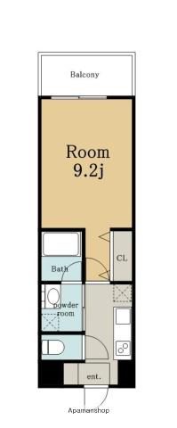 S-FORT名駅南五丁目(1K/4階)の間取り写真