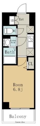 プレサンス上前津エレスタ(1K/2階)の間取り写真