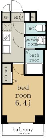 プレサンス広小路通今池(1K/9階)の間取り写真