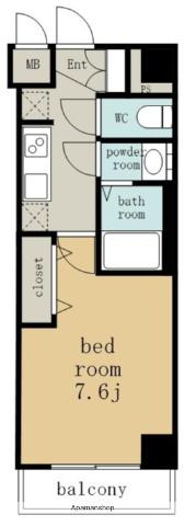 プレサンス上前津オレシア(1K/3階)の間取り写真