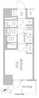 アドバンス名古屋シュテルン(1K/2階)の間取り写真