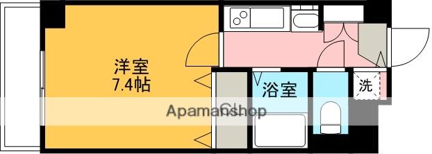 プレサンス名古屋駅前グランヴィル(1K/2階)の間取り写真