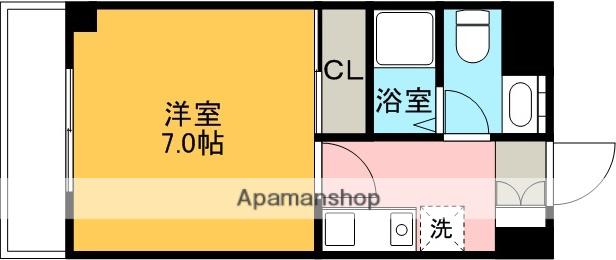 MZATAKEBASHI(1K/2階)の間取り写真