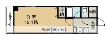 ラ・プリミエール(ワンルーム/4階)の間取り写真