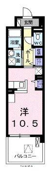 中央本線 勝川駅(ＪＲ) 徒歩7分 3階建 築11年(ワンルーム/3階)の間取り写真