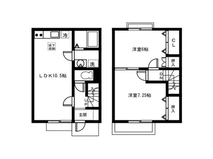 ＢＬＯＯＭ(2LDK)の間取り写真