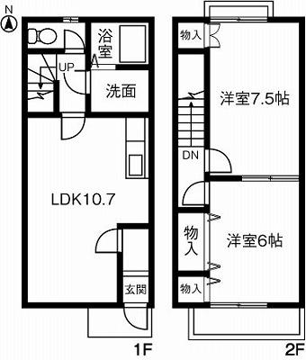 ＰＨＩＬＯＳＯＰＨＩＡ(2LDK)の間取り写真