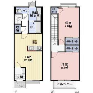 リバティ(2LDK)の間取り写真