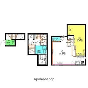 城とさくらのエスプレッソ(ワンルーム/2階)の間取り写真