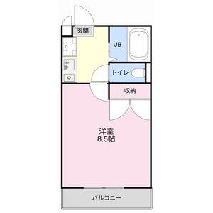 LAPUTA Y.Ⅱ(1K/3階)の間取り写真