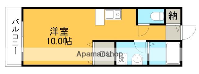 ステージ21(ワンルーム/2階)の間取り写真