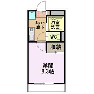 ファースト36(1K/2階)の間取り写真