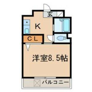 YOUNGVILLAGE2(1K/4階)の間取り写真