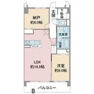 LE.SENA DENALI(2LDK/2階)の間取り写真