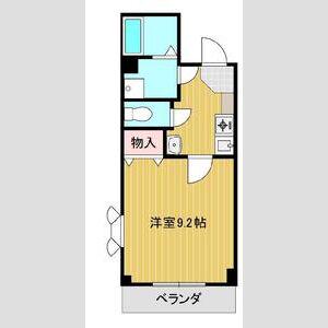 ANNEX121(1K/3階)の間取り写真