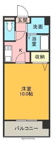 マ・メゾン池場(1K/2階)の間取り写真