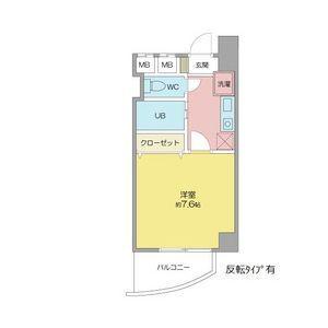 マンションヒエロ(1K/3階)の間取り写真