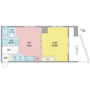 A.I.BUILD稲穂(1LDK/4階)の間取り写真