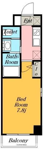 VIA FERIX(1K/1階)の間取り写真