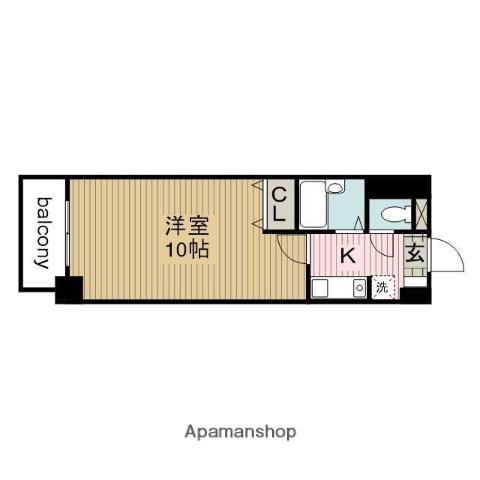 フォルマ・アルディート(1K/9階)の間取り写真