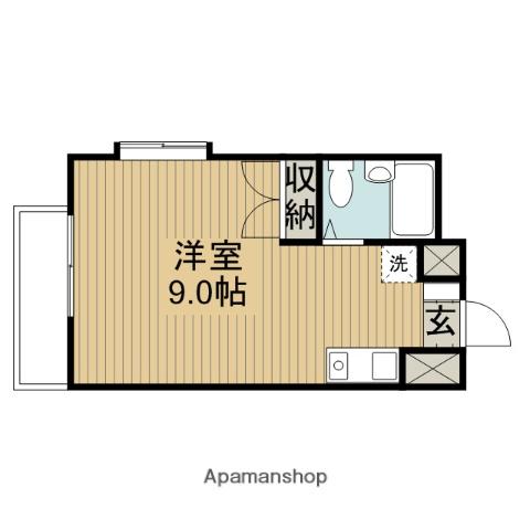 ファシル(ワンルーム/3階)の間取り写真