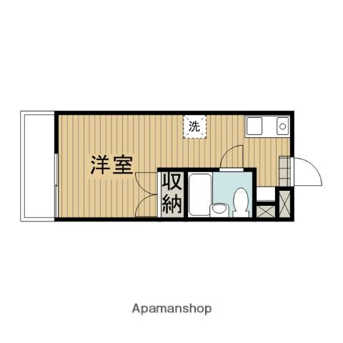 サニーハウス宇頭A棟(ワンルーム/2階)の間取り写真