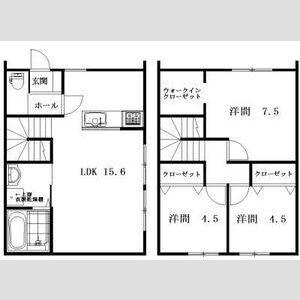 東海道本線 西岡崎駅 徒歩4分 2階建 築1年(3LDK)の間取り写真