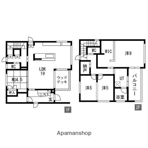 東海道本線 西岡崎駅 徒歩13分 2階建 築11年(3LDK)の間取り写真