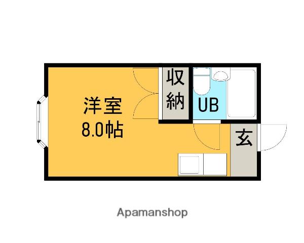 アーバンムラセ(1K/2階)の間取り写真