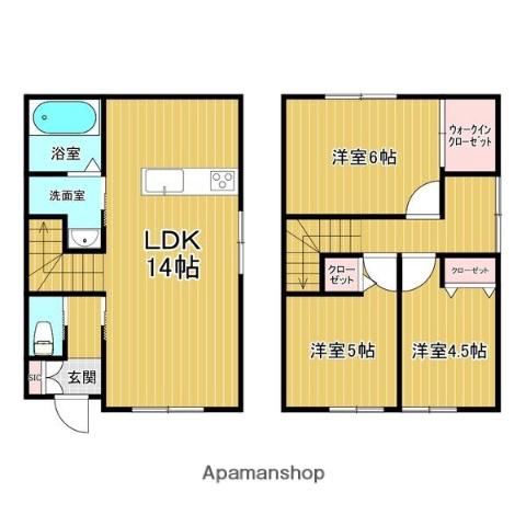 VILLA MK(ワンルーム/2階)の間取り写真